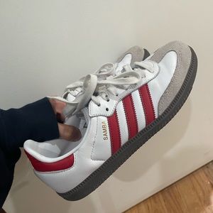 adidas samba scarlet red